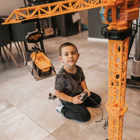 Woopie WOOPIE Dźwig Żuraw Zdalnie Sterowany 103 cm R/C Ciężarówka Koparka + 4 Akc.