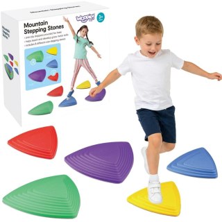 Woopie WOOPIE Kamienie Sensoryczne Trening Równowagi Antypoślizgowe 5 el.