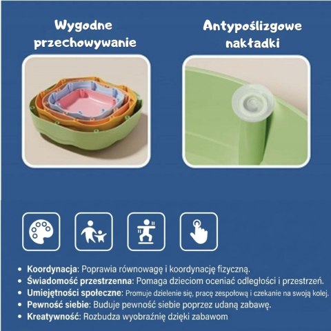 Woopie WOOPIE Kamienie Sensoryczne do Balansowania 5 el.