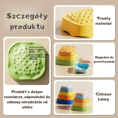 Woopie WOOPIE Kamienie Sensoryczne do Balansowania 5 el.