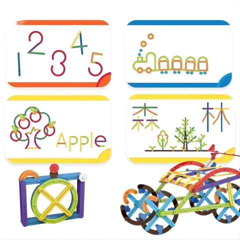 Woopie WOOPIE Klocki Konstrukcyjne Matematyczne 3D Edukacyjne 155 el.