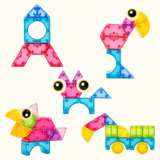 Woopie WOOPIE Klocki Magnetyczne 21el M Block Kreatywne Edukacyjne Prezent 3D
