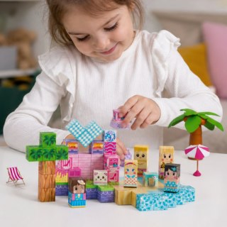 Woopie WOOPIE Klocki Magnetyczne Sześciany Magnesy 86el 3D Edukacyjne Układanka Zestaw Montessori dla Dzieci 3+