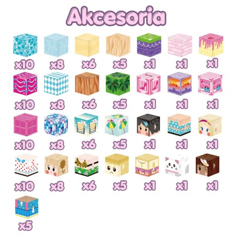 Woopie WOOPIE Klocki Magnetyczne Sześciany Magnesy 86el 3D Edukacyjne Układanka Zestaw Montessori dla Dzieci 3+
