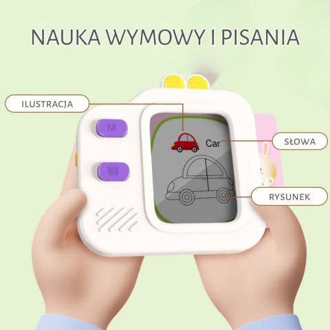 Woopie WOOPIE Tablet Graficzny Znikopis do Nauki Rysowania i Angielskiego Czytnik Kart 120 szt.