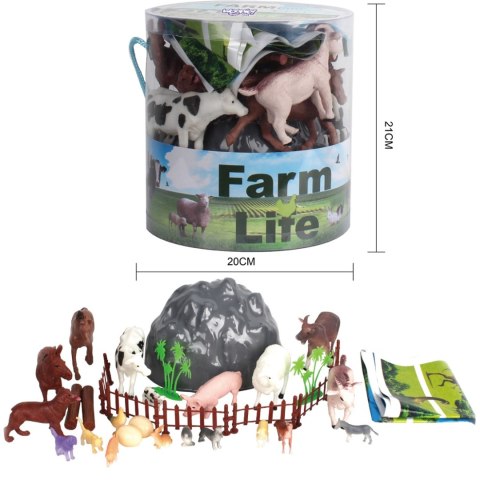 Woopie WOOPIE Zestaw Figurki Zwierzęta Farma 34 szt.