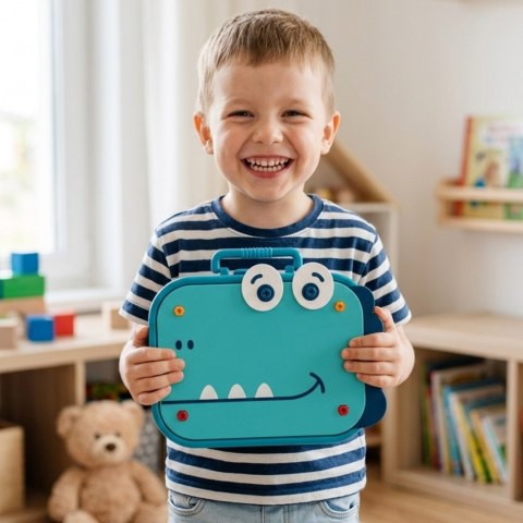 Woopie WOOPIE Zestaw Majsterkowicza Klocki Dinozaur Śrubki