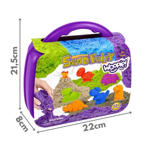 Woopie WOOPIE Zestaw Piasku Kinetycznego Dinozaury 13 el