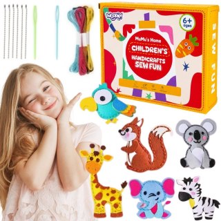 Woopie WOOPIE Zestaw do Szycia dla Dzieci Woopie Breloczki DIY Filc