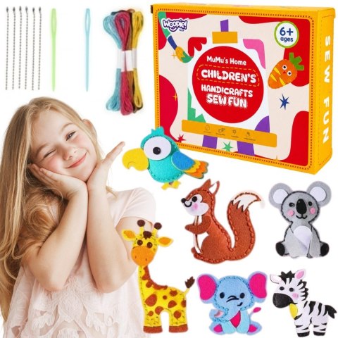 Woopie WOOPIE Zestaw do Szycia dla Dzieci Woopie Breloczki DIY Filc