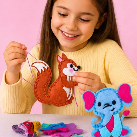 Woopie WOOPIE Zestaw do Szycia dla Dzieci Woopie Breloczki DIY Filc