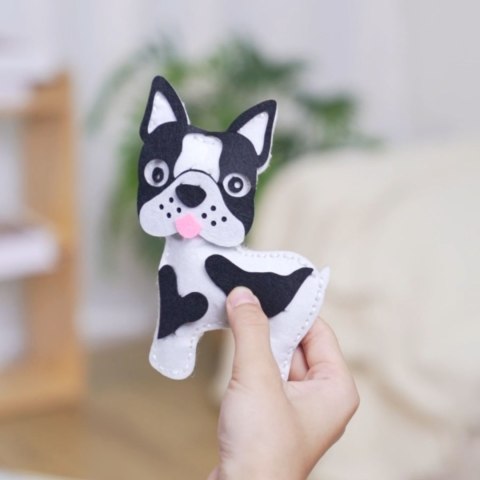 Woopie WOOPIE Zestaw do szycia dla dzieci PIESKI breloczek DIY