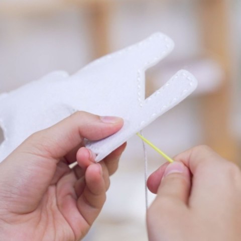 Woopie WOOPIE Zestaw do szycia dla dzieci PIESKI breloczek DIY