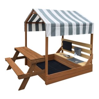 AXI AXI Piaskownica Bo z Daszkiem i Ławką Piknikową Brązowa