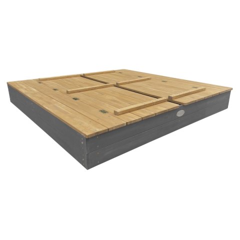 AXI AXI Piaskownica XXL Ella 150x150 z Ławeczkami Szara