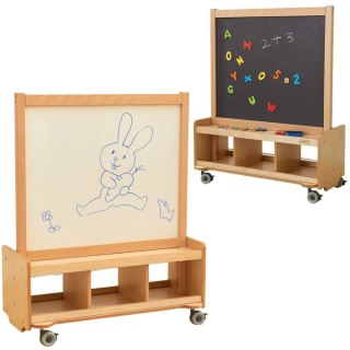 Masterkidz MASTERKIDZ Dwustronna Tablica Kredowa i Magnetyczna Do Pisania