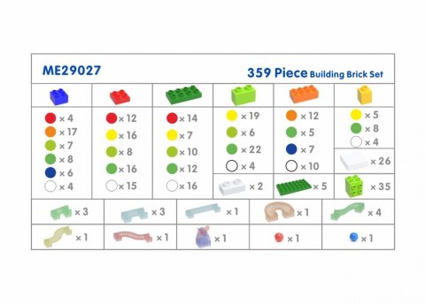 Masterkidz MASTERKIDZ Zestaw Klocków Konstrukcyjnych Tor Kulkowy STEM 359 el.