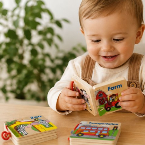 Viga Toys VIGA Moja Pierwsza Książeczka Drewniana 1 szt.