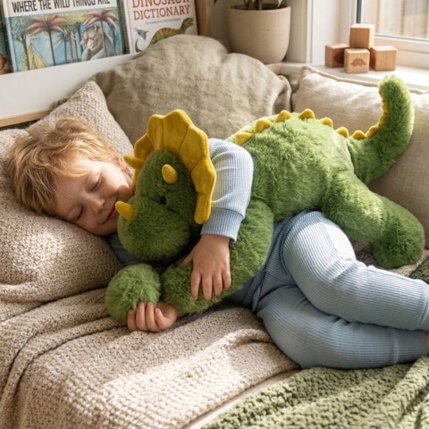Woopie WOOPIE Pluszak Obciążeniowy Dinozaur Antystresowy Sensoryczny Ciężkomiś Przytulanka 65cm 1500g