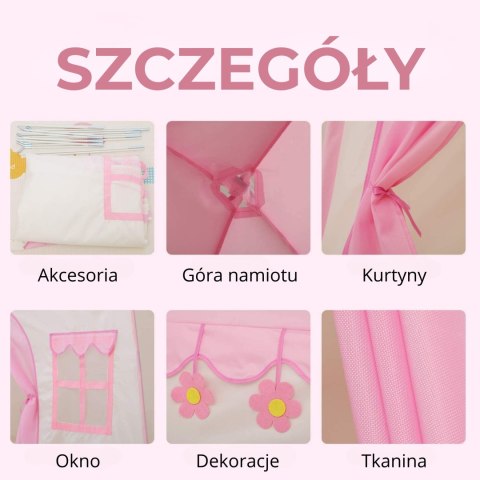 Woopie Wooopie Namiot Domek do Domu i Ogrodu XXL z Podłogą