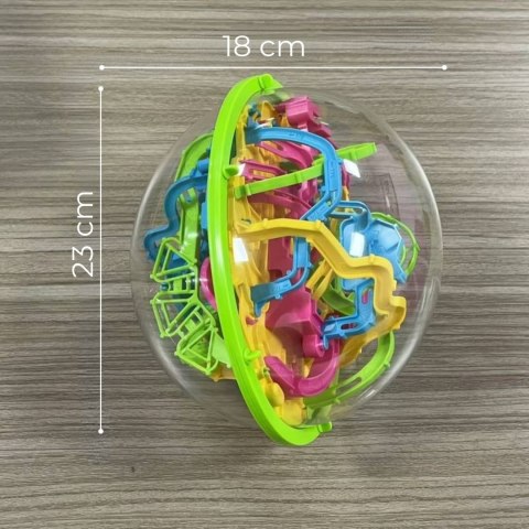 WOOPIE Labirynt Kulkowy 3D 360 Gra Logiczno Zręcznościowa