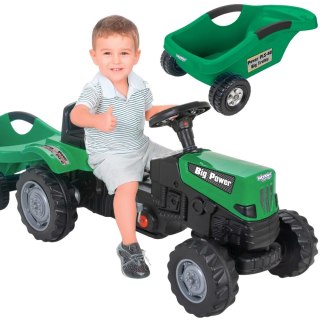 WOOPIE Traktor na Pedały Big PowerTrac z Przyczepą XXL